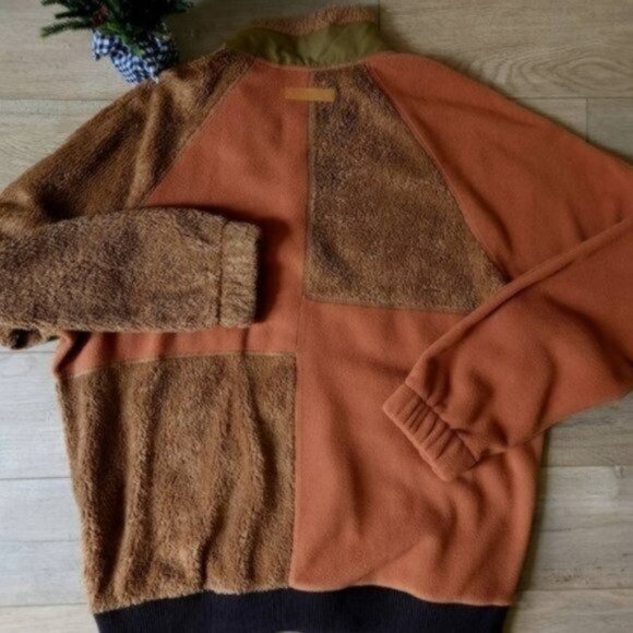 Helmut Lang Patchwork Fleece Jacket L - Picture 6 of 8